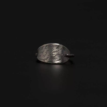 Words of Soul Engraved Rings