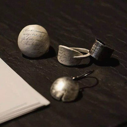 Words of Soul Engraved Rings