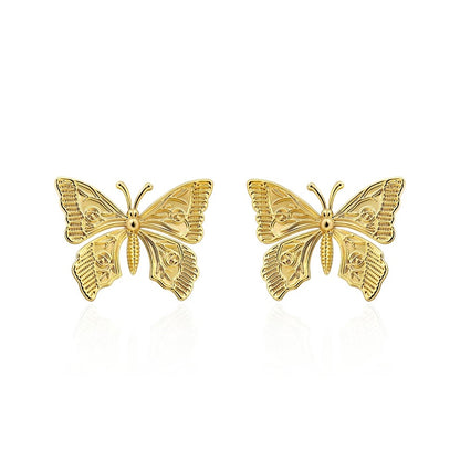 Golden Bloomfly Earrings