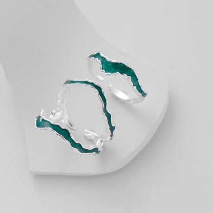 Flowing River Silver Ring