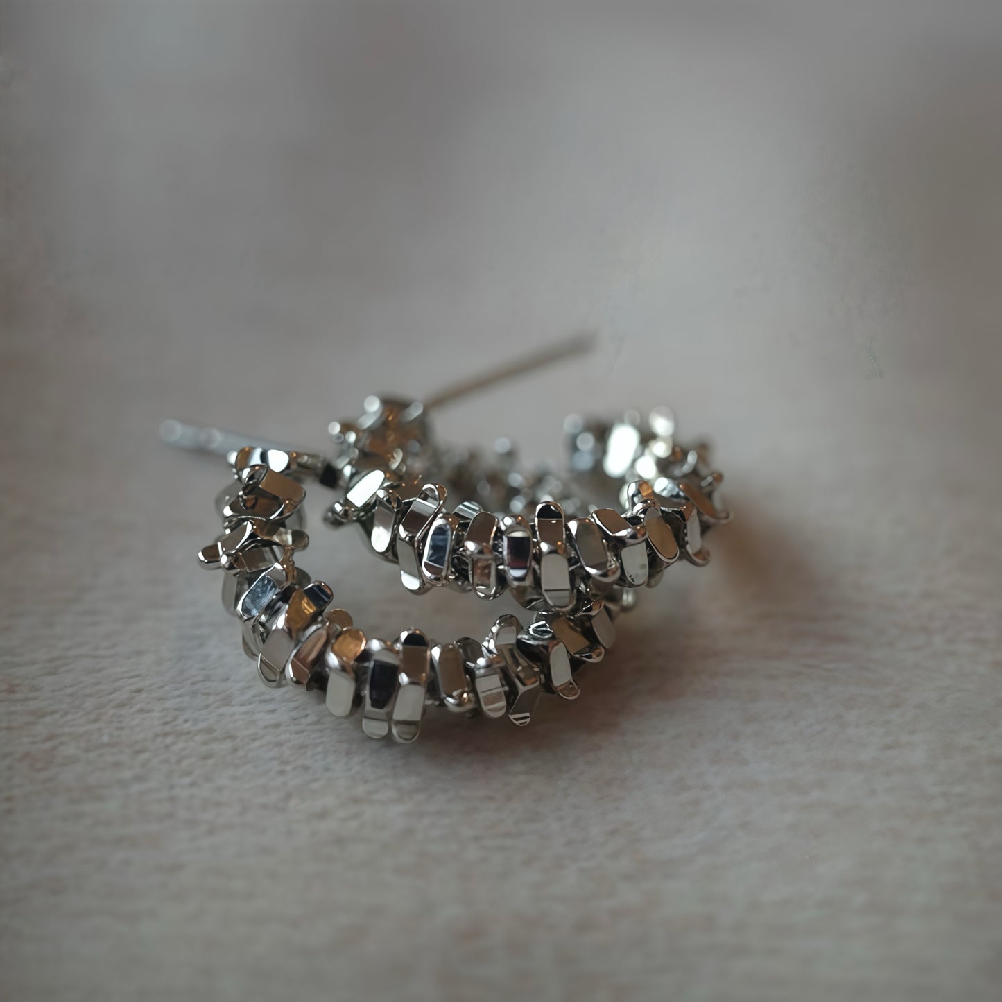 Orbit Fragment Hoop Earrings