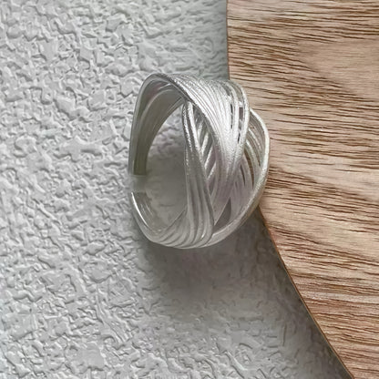 Interwoven Silver Ring