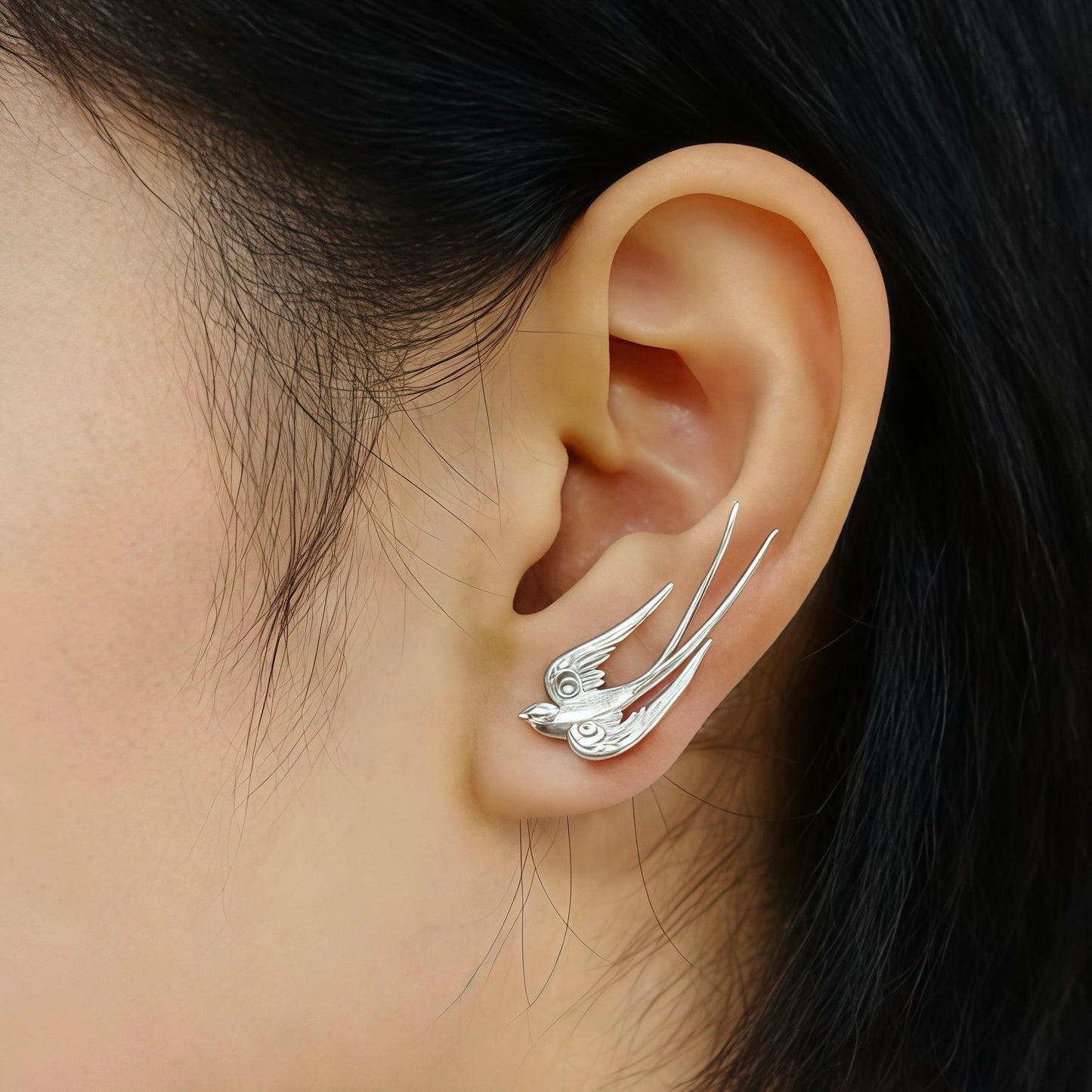 Swallow Form Earrings (30-Day Craft)