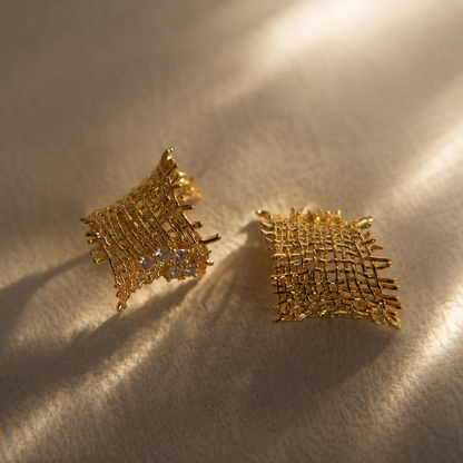 Threads of Light Earrings