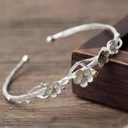 Plum Blossom Branch Bangle