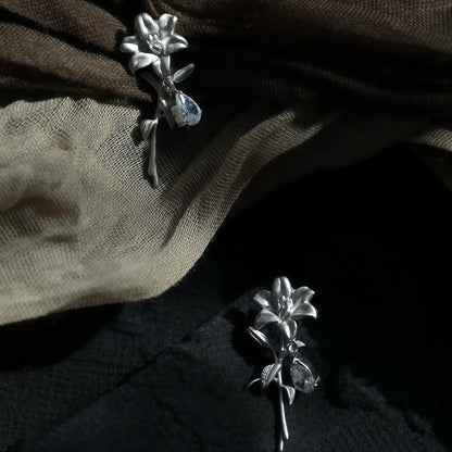 Lily Drift Earrings (2-in-1 Style)
