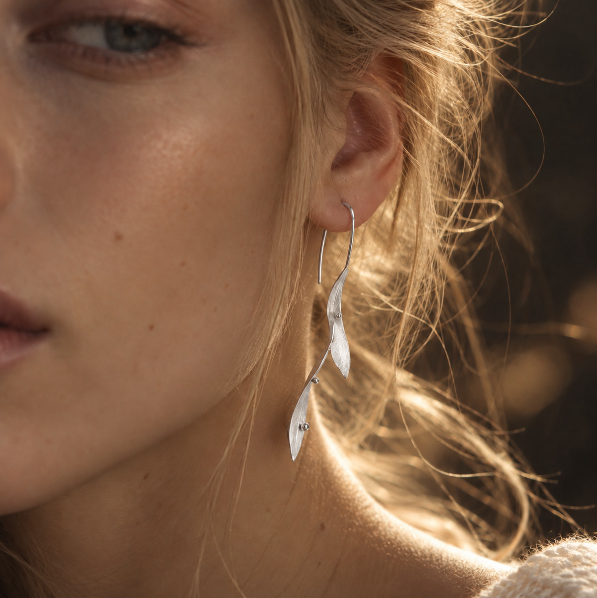Branch Remembers Leaf Earrings