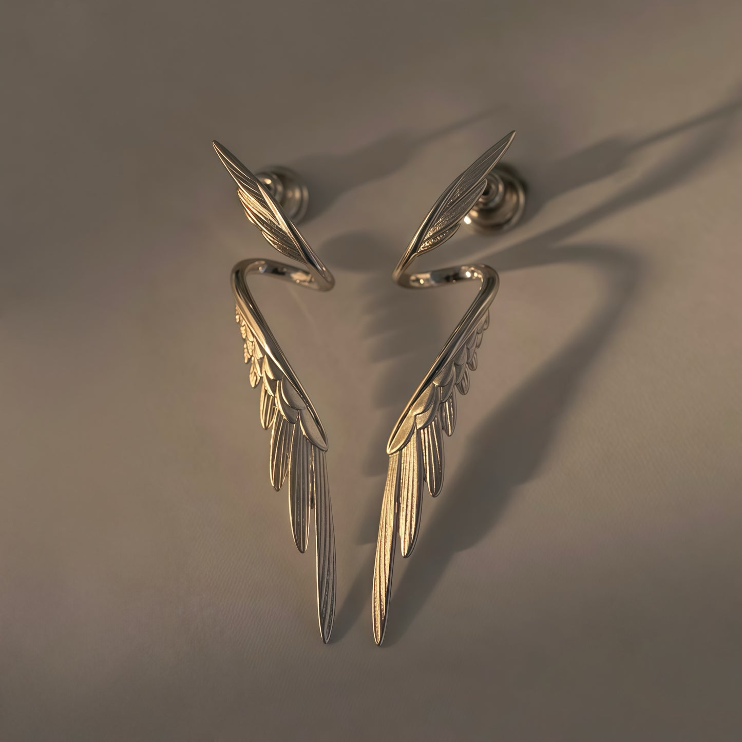 Celestial Wing Earrings – Angel Wing Ear Climbers