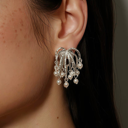 Cascade Pearl Earrings