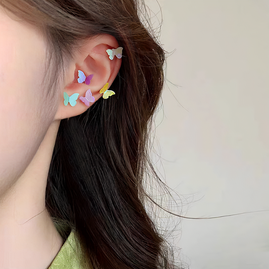 Pastel Flutter Earring Set
