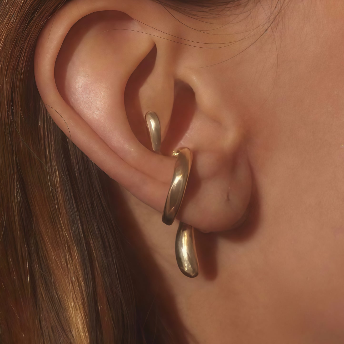 Liquid Flow Ear Cuff