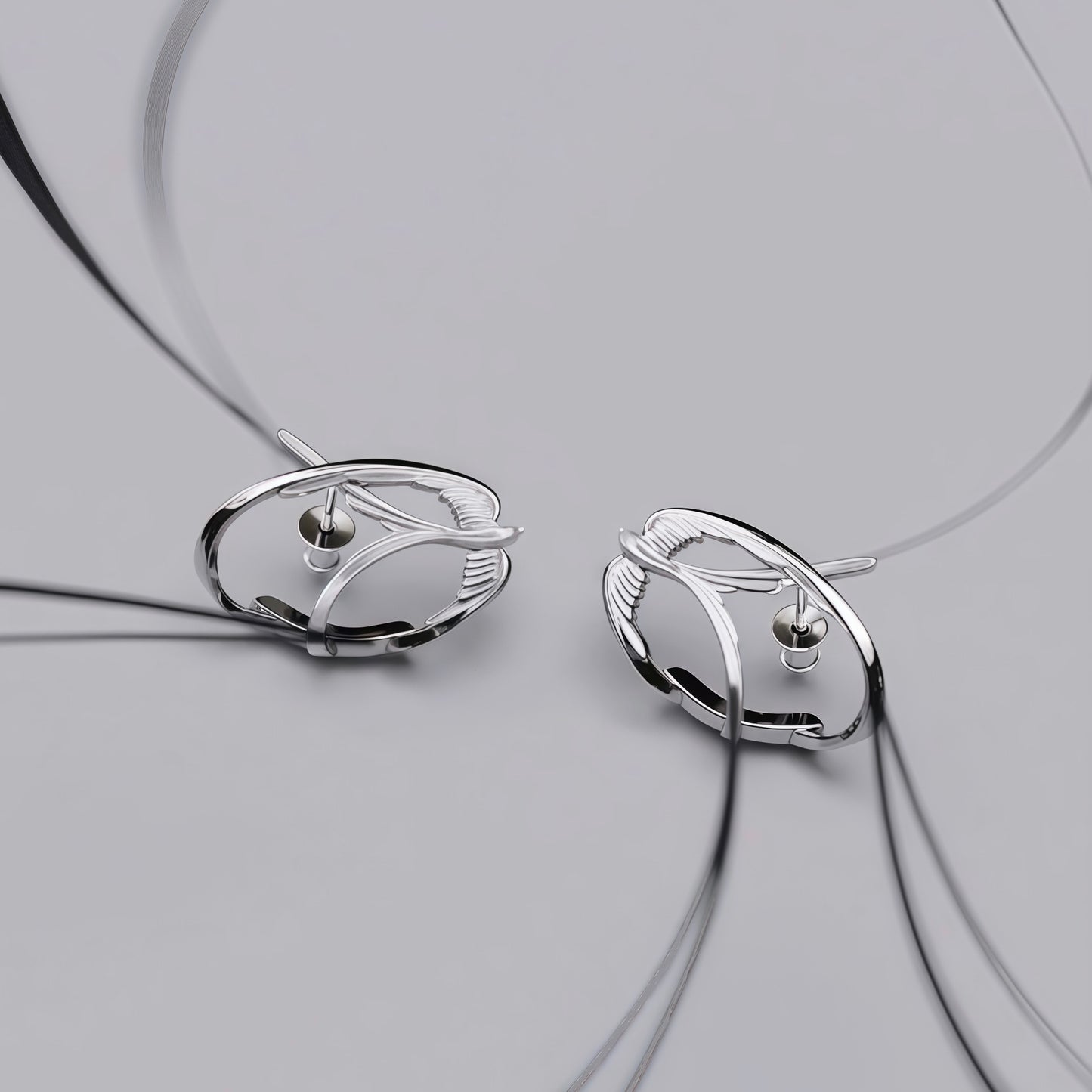 Swallow Orbit Earrings