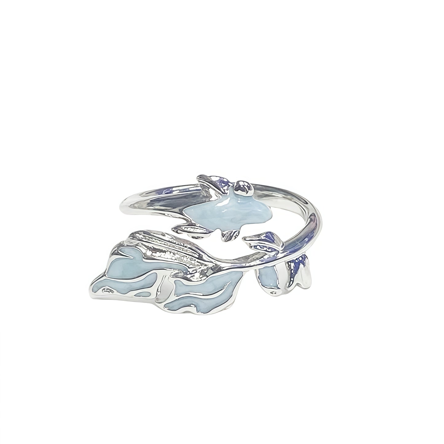Azure Koi Flow Ring