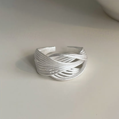 Interwoven Silver Ring