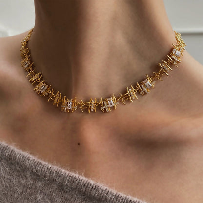 Galactic Lattice Necklace