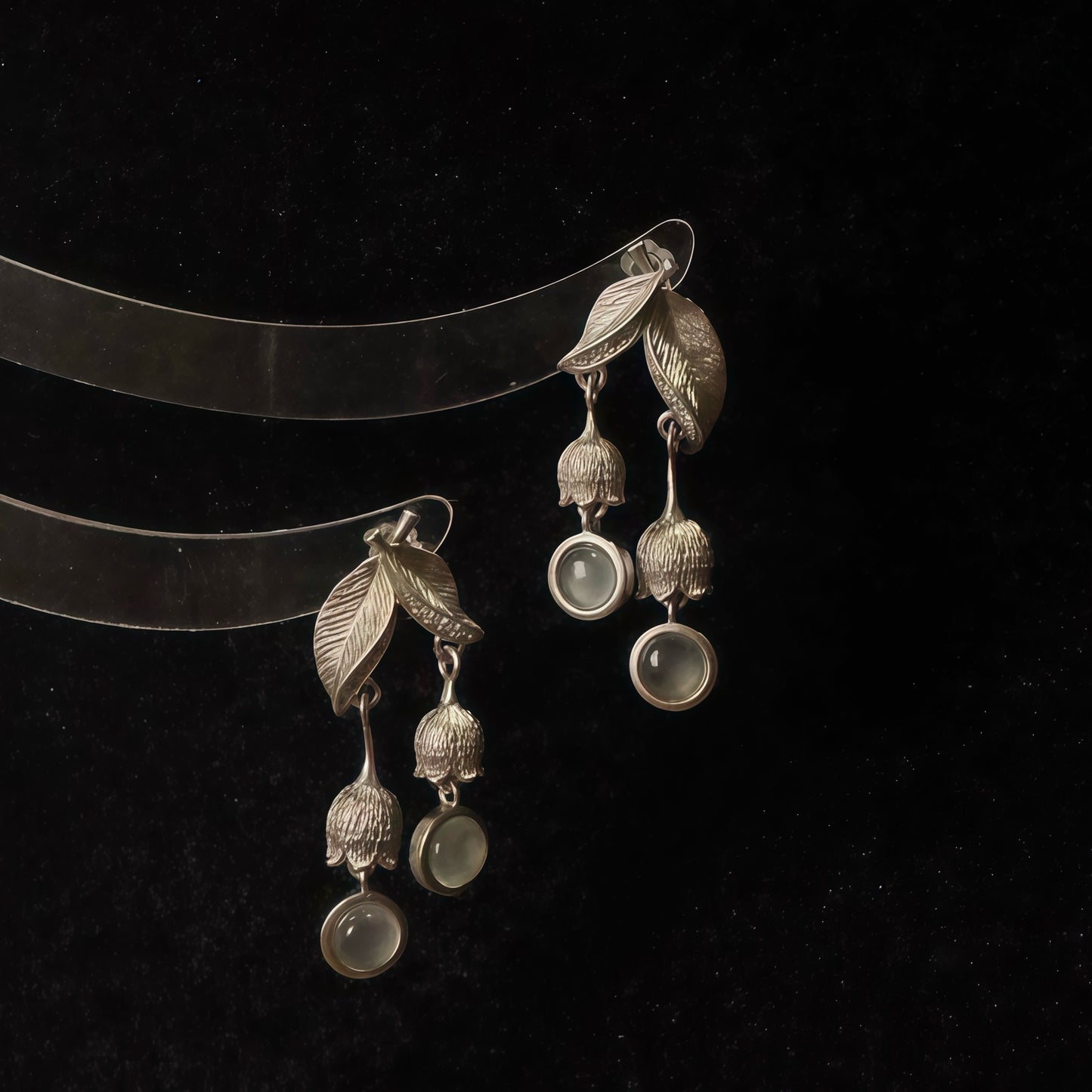 Moonlit Valley Blossom Earrings