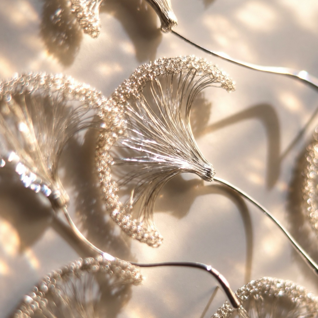 Ginkgo Veil Earrings
