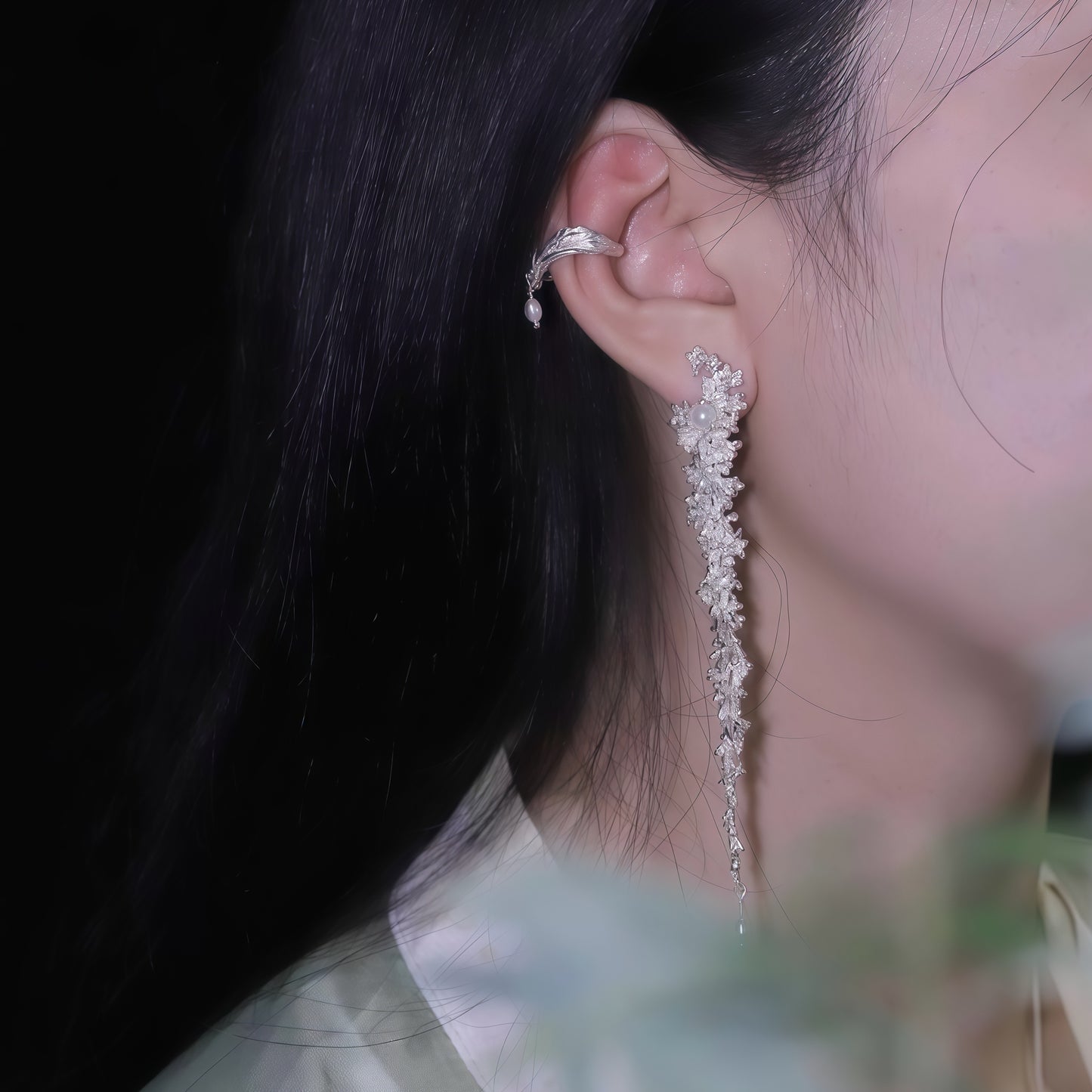 Dewfall Vine Earrings (15-Day Craft)