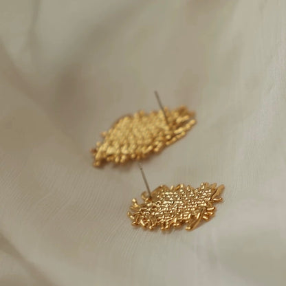 Golden Threadwork Studs