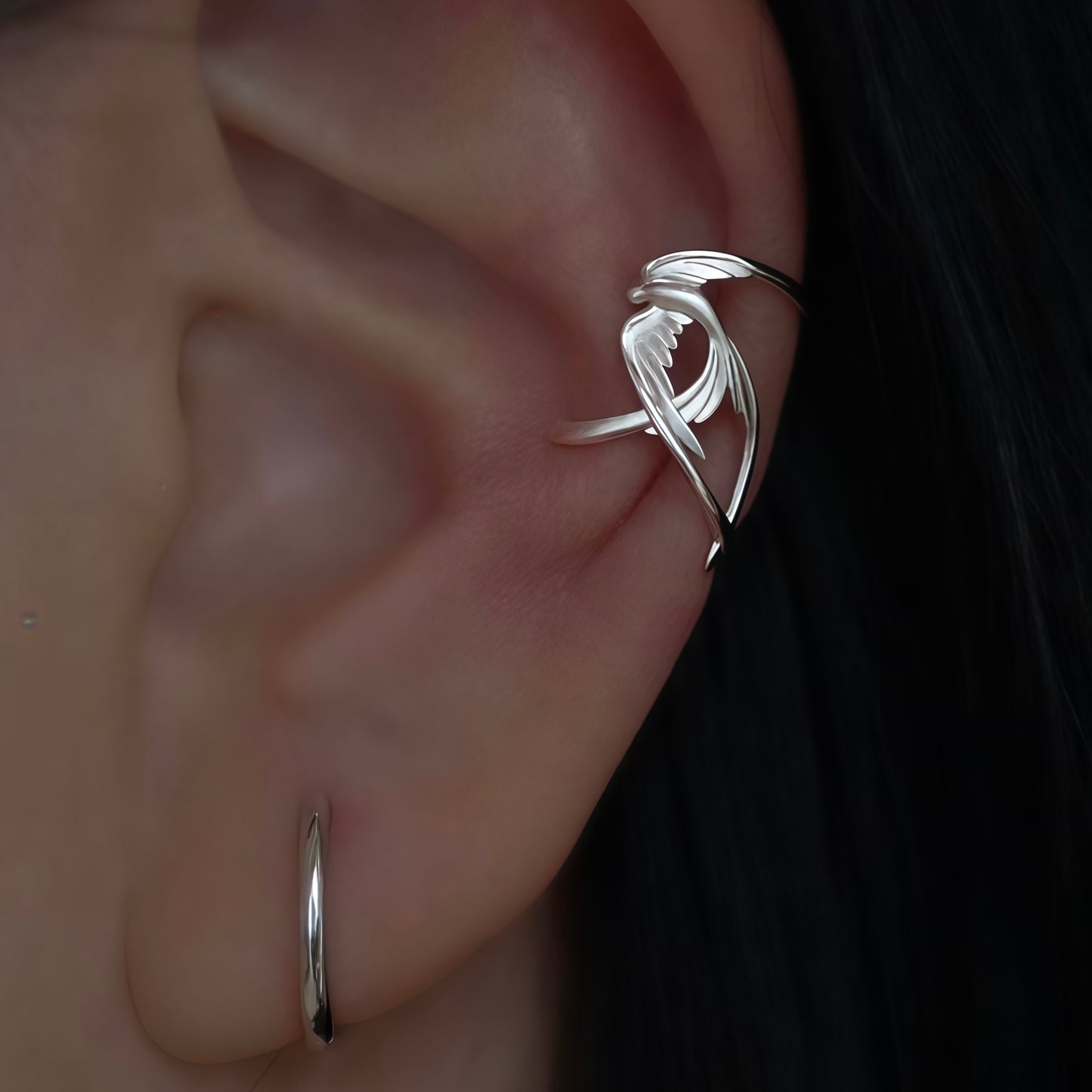 Swallow Instinct Ear Cuff