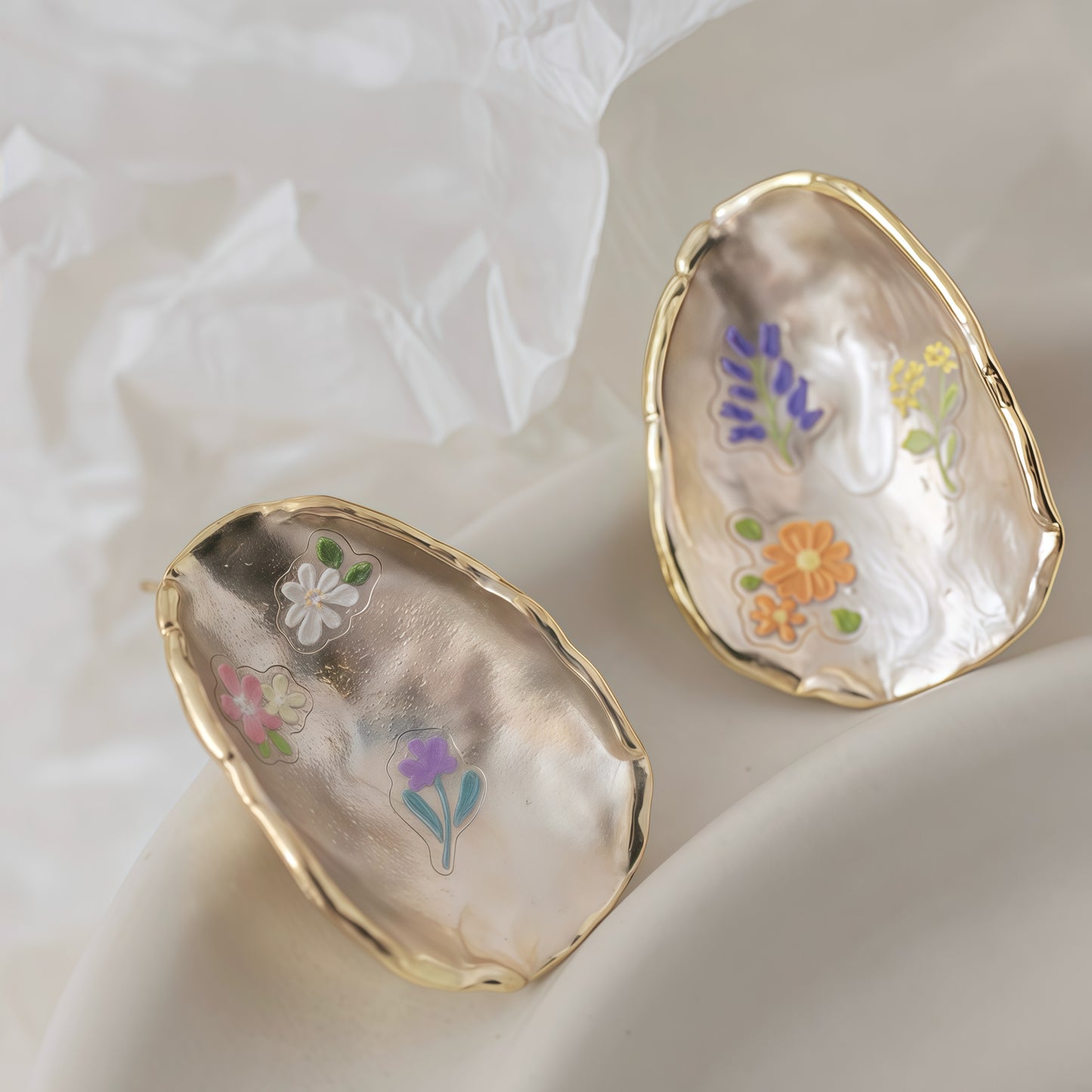 Blooming Meadow Shell Earrings