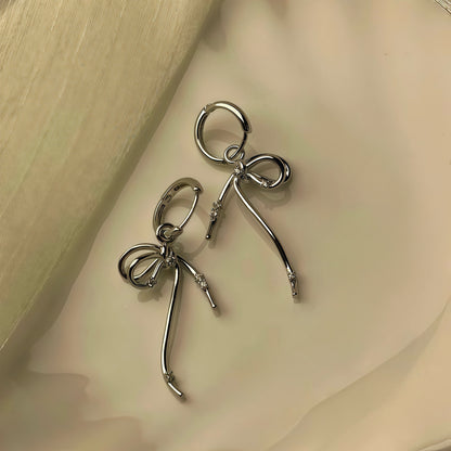 Ribbon Flow Earrings / Ear Cuffs (2-in-1 Style)