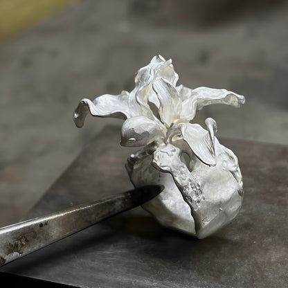 Iris Whisper Silver Ring