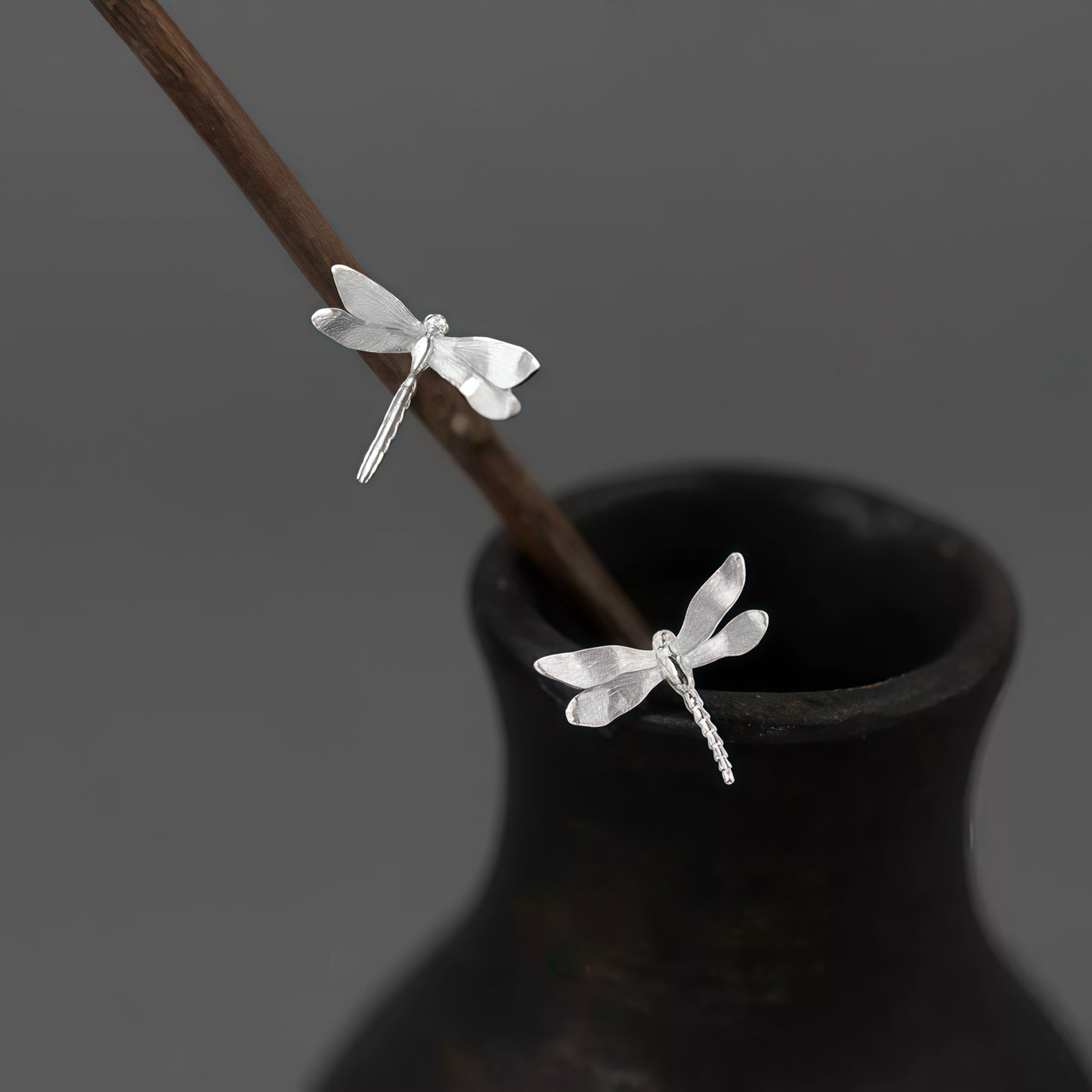 Dragonfly Hover Ear Cuffs