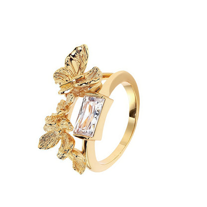 Golden Flutter Ring