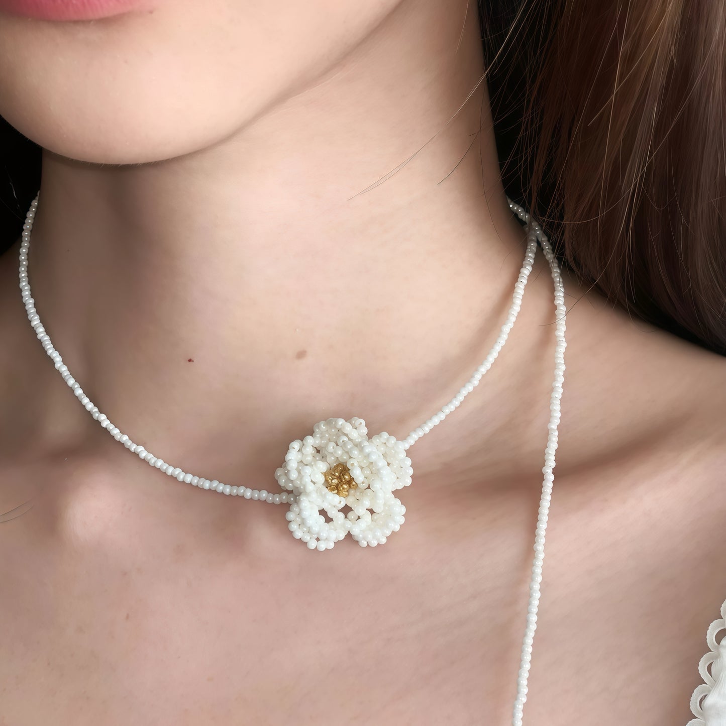 Beaded Blossom Jewelry Collection (Earrings, Ring, Necklace/Bracelet)