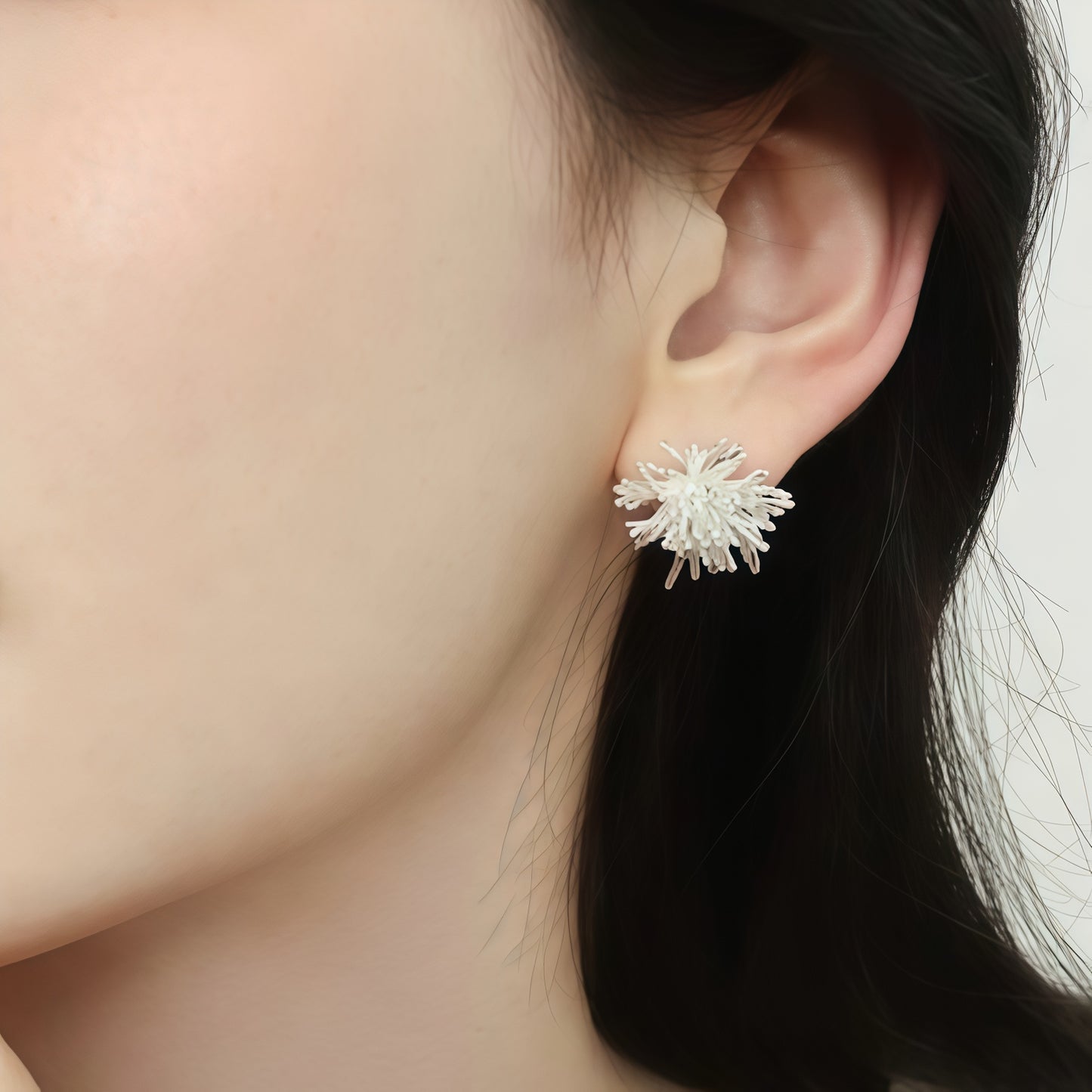 Firework Bloom Earrings – Gold & Silver
