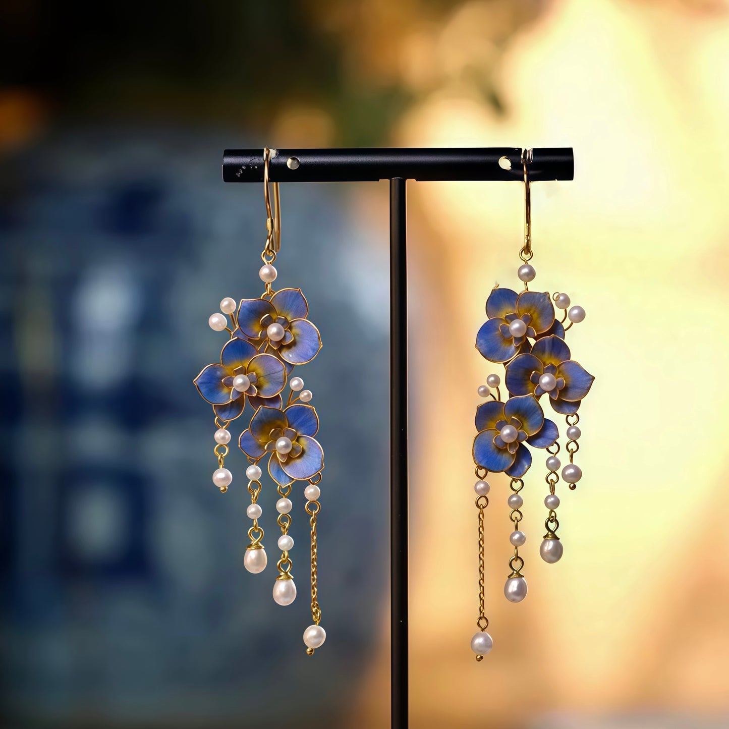 Orchid Rain Earrings