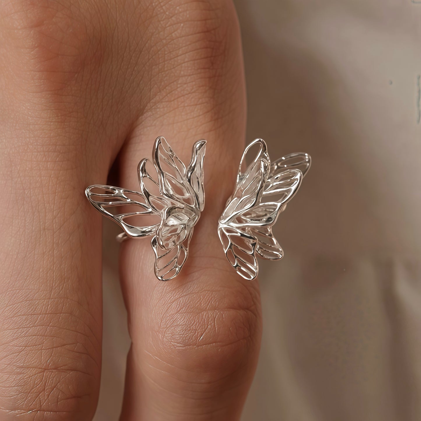 Butterfly Wing Dialogue Ring