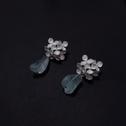 Blooming Aqua Earrings