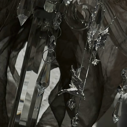 Flight of Souls Long Bird Earrings