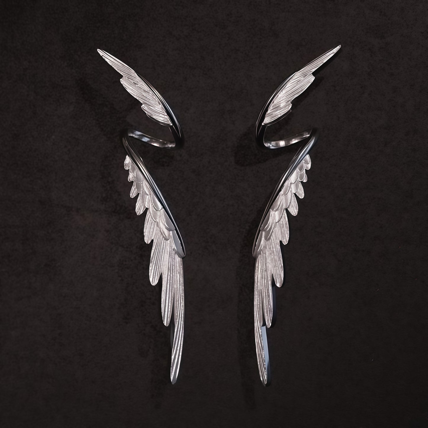 Celestial Wing Earrings – Angel Wing Ear Climbers