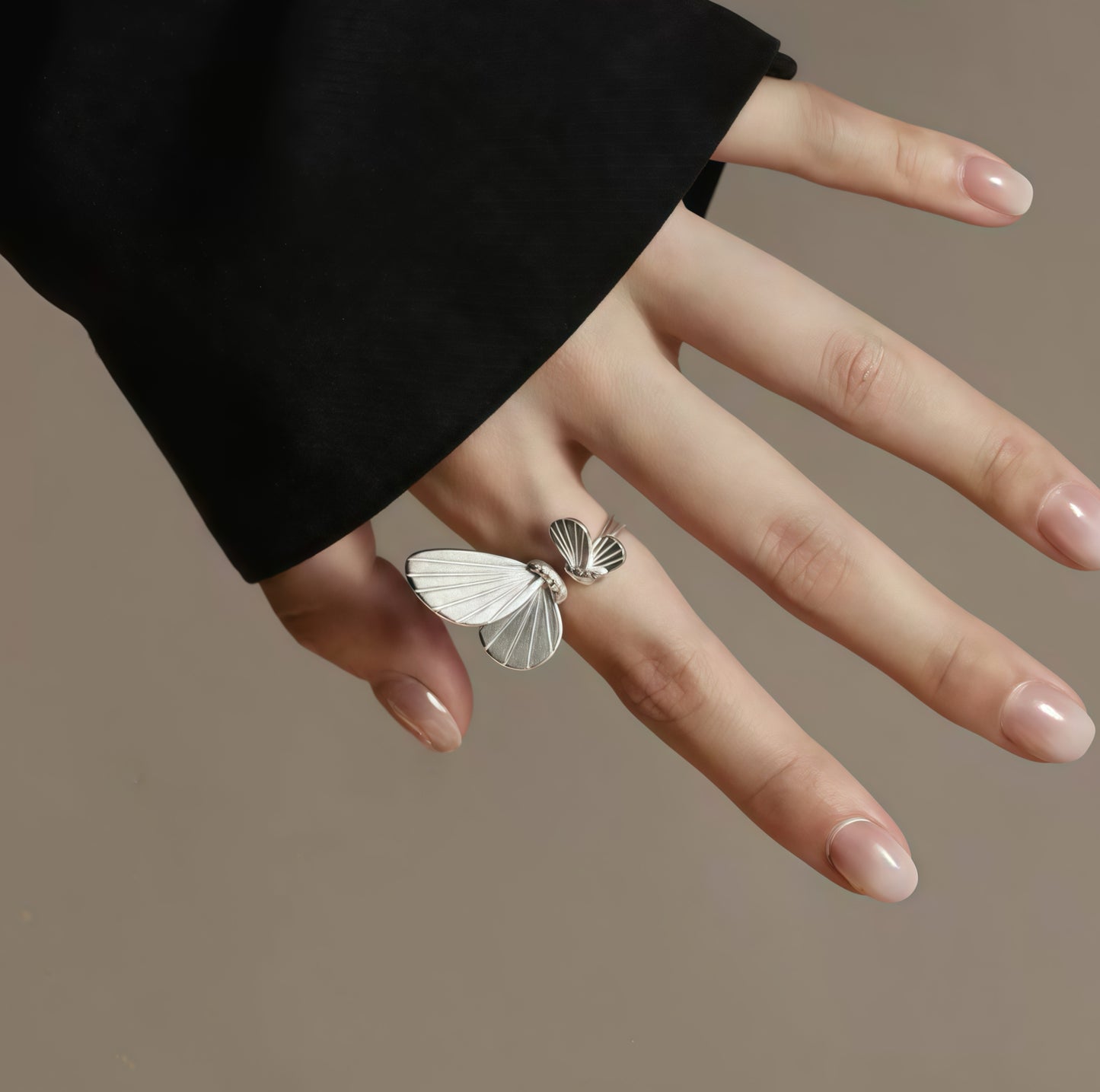 Butterfly Wing Open Ring