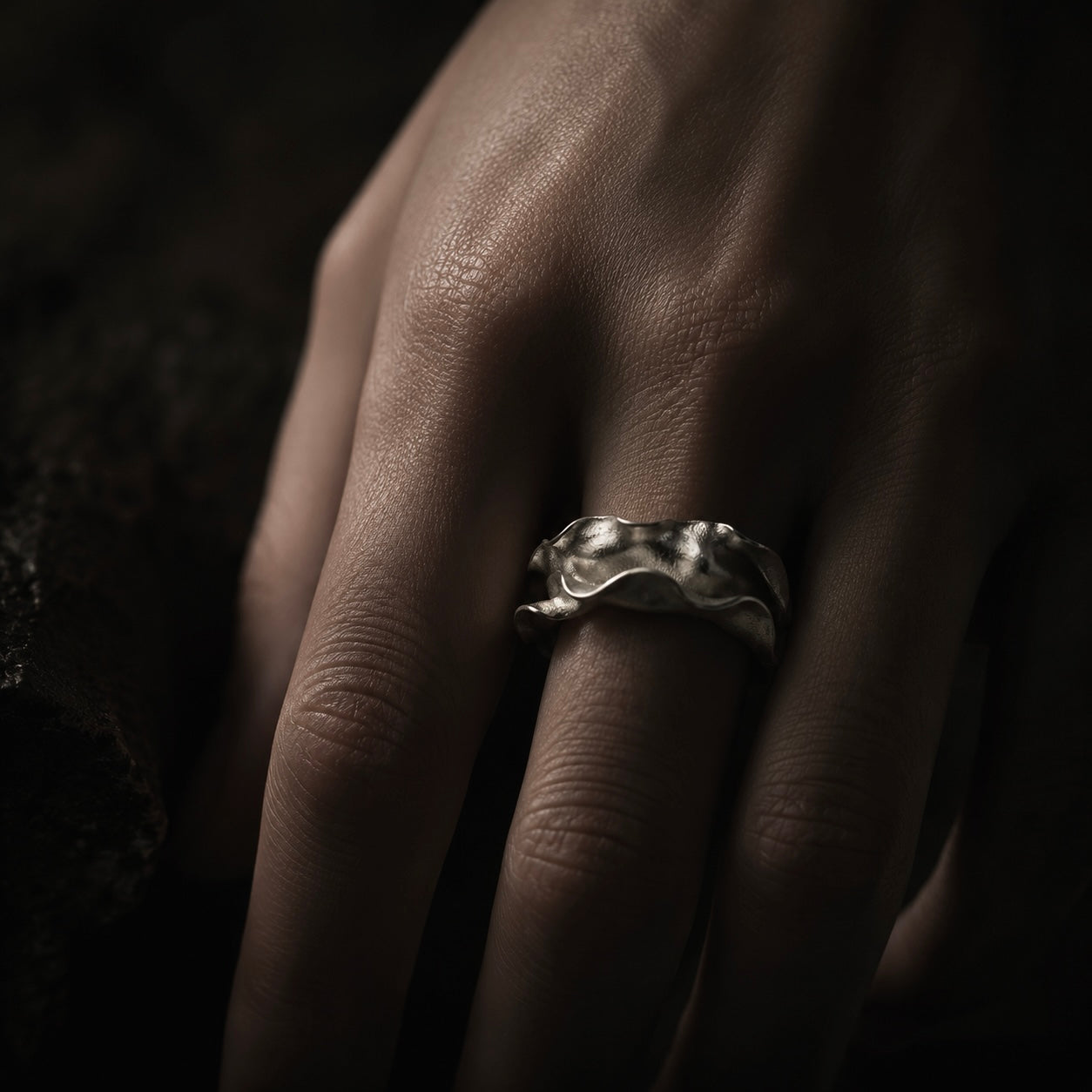 Tidal Sculpture Ring