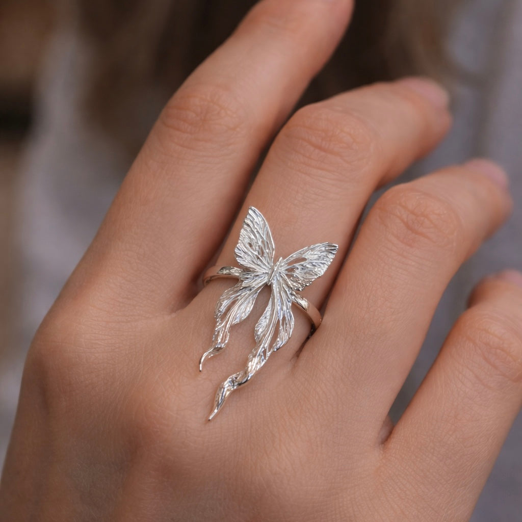 Butterfly Ribbon Ring