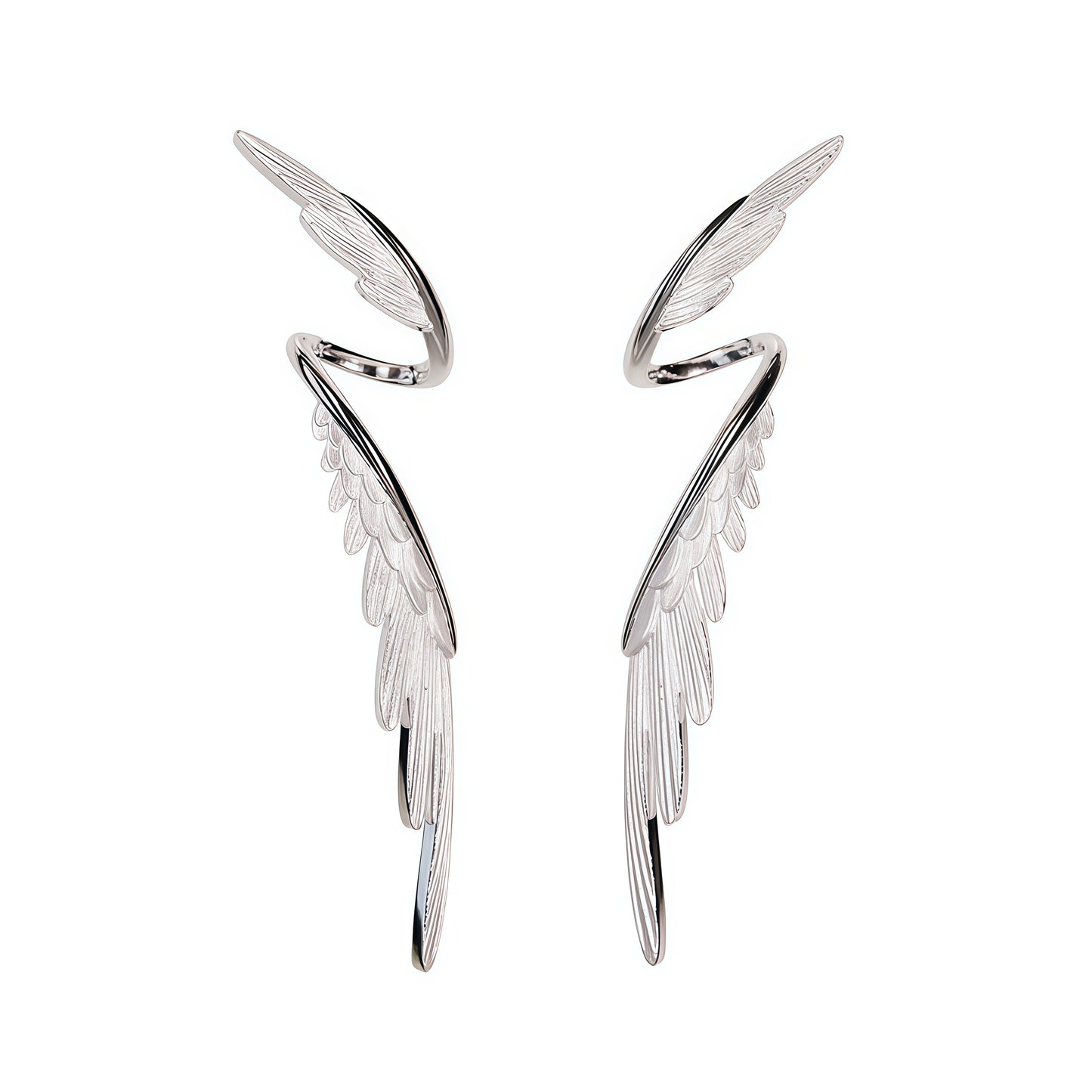 Celestial Wing Earrings – Angel Wing Ear Climbers