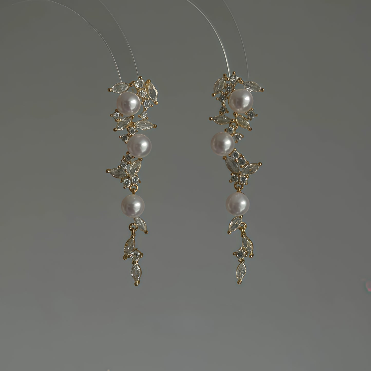 Celestial Bloom Drop Earrings