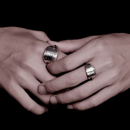 Words of Soul Engraved Rings
