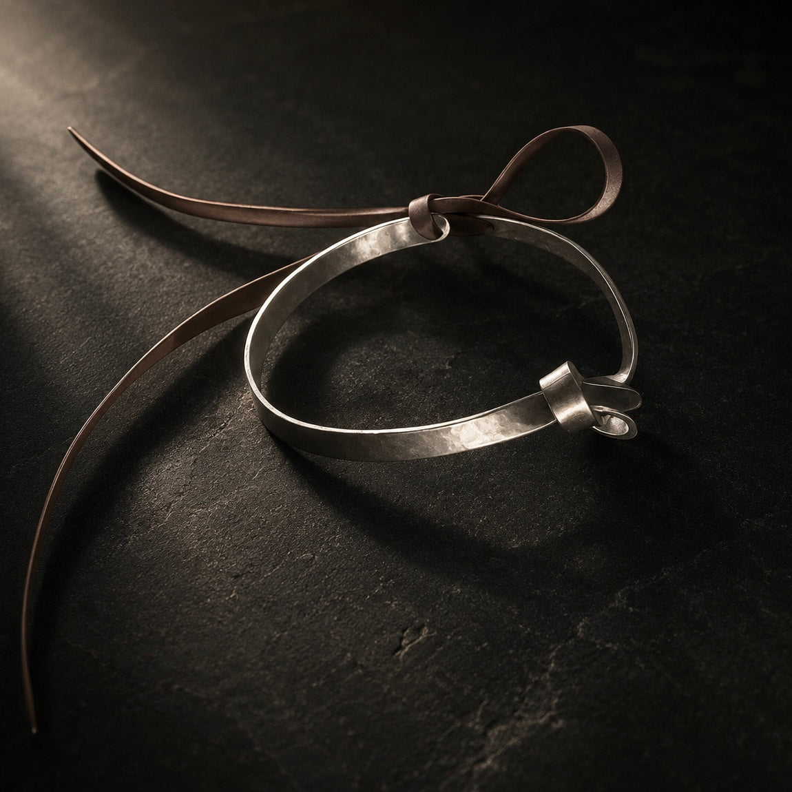 Knoted Ribbon Bangle