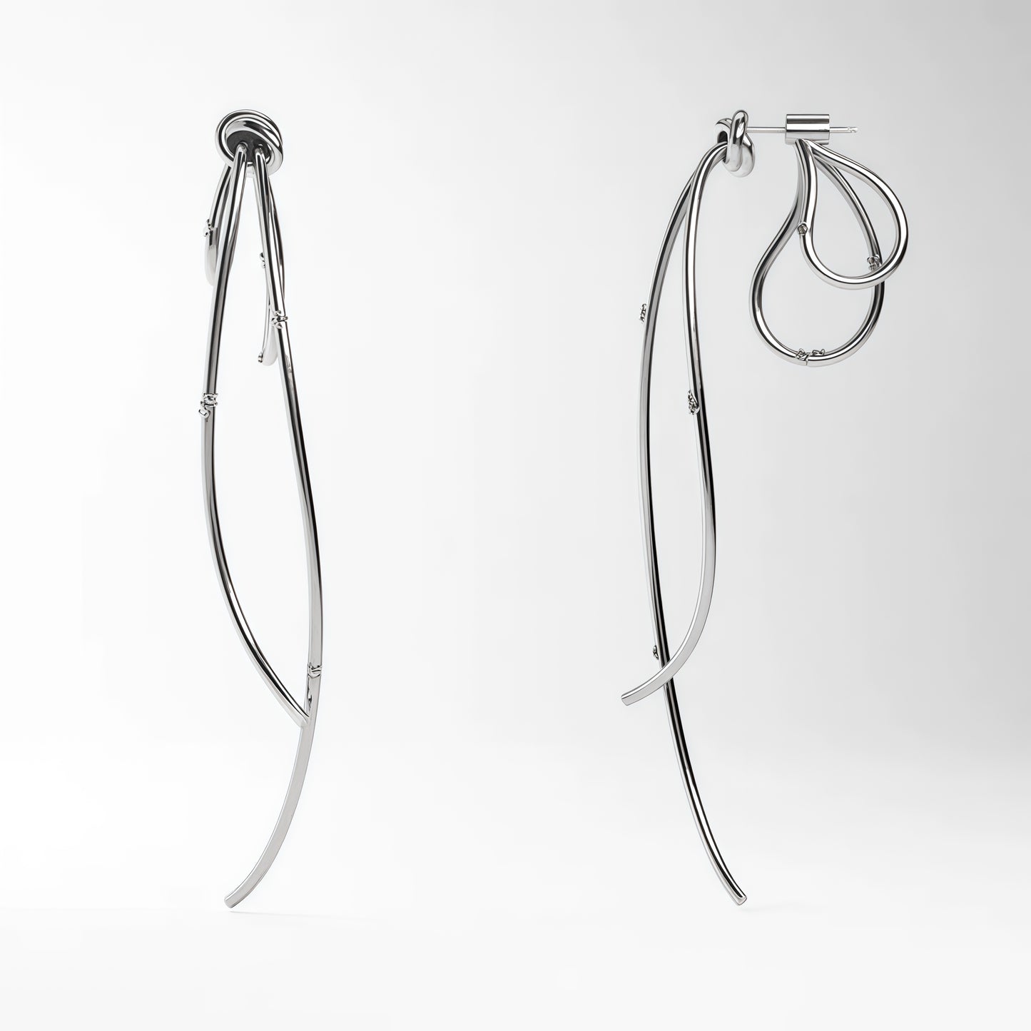 Aether Flow Earrings (2-in-1 Style)