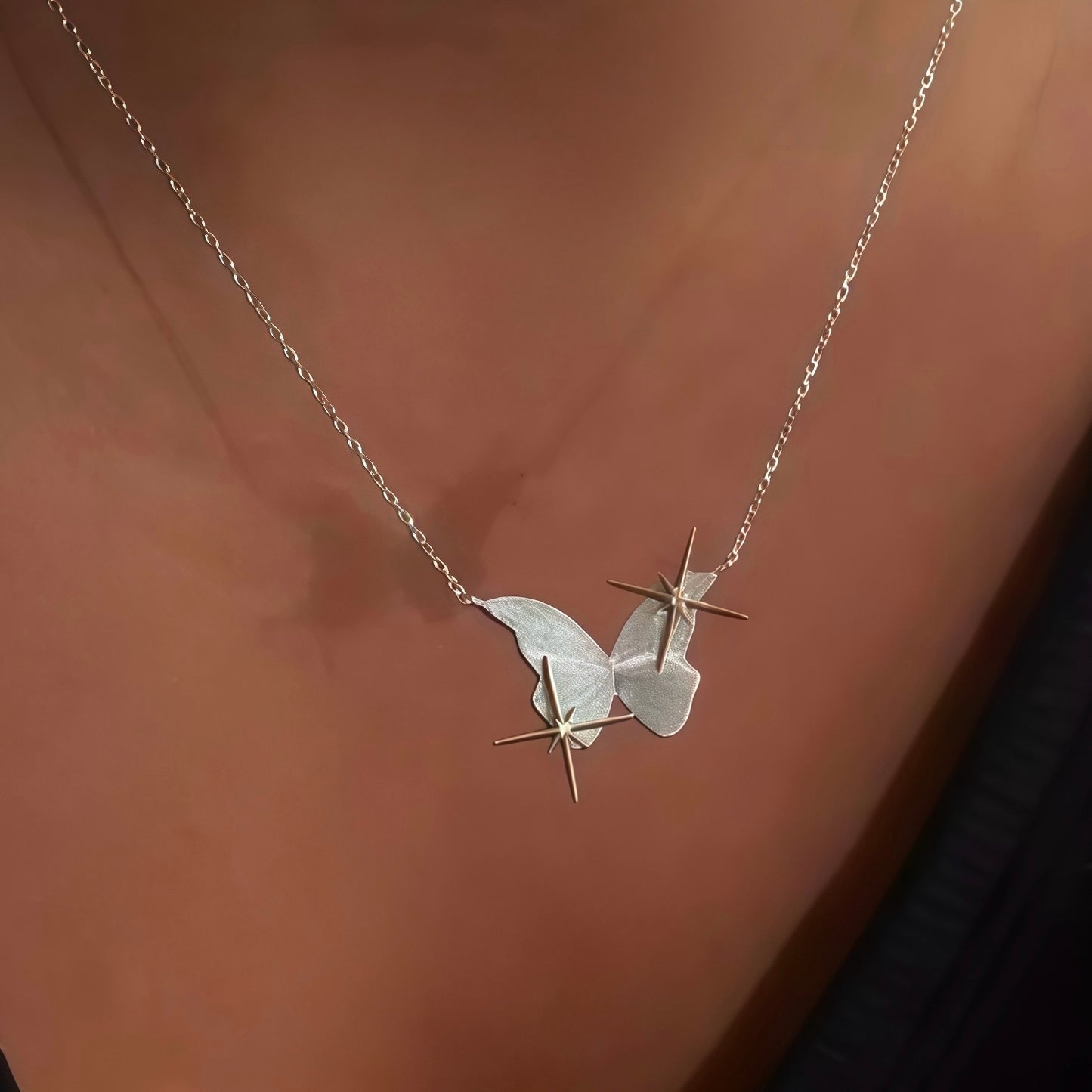 Butterfly Constellation Necklace