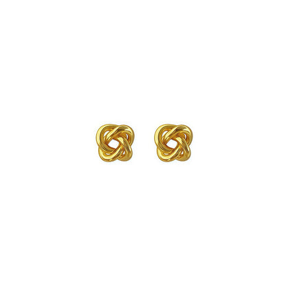 Eternal Knot Stud Earrings