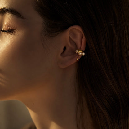 Pearls of Dew Ear Cuff