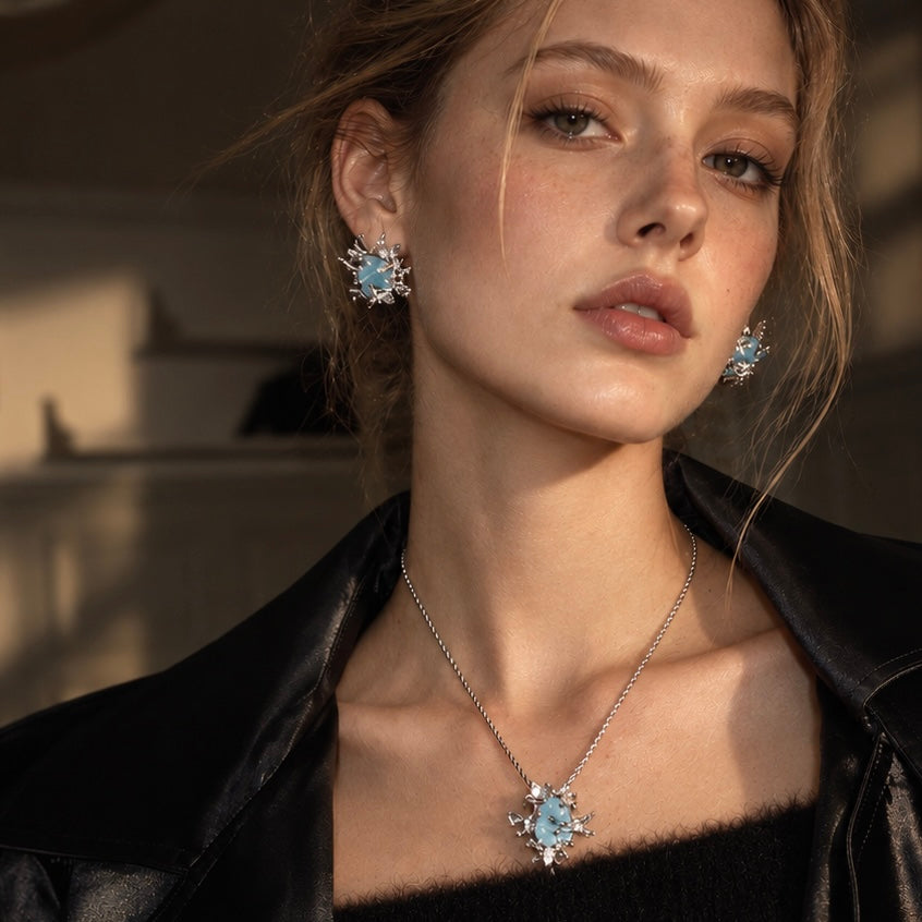 Crystal Sky Garden Earrings