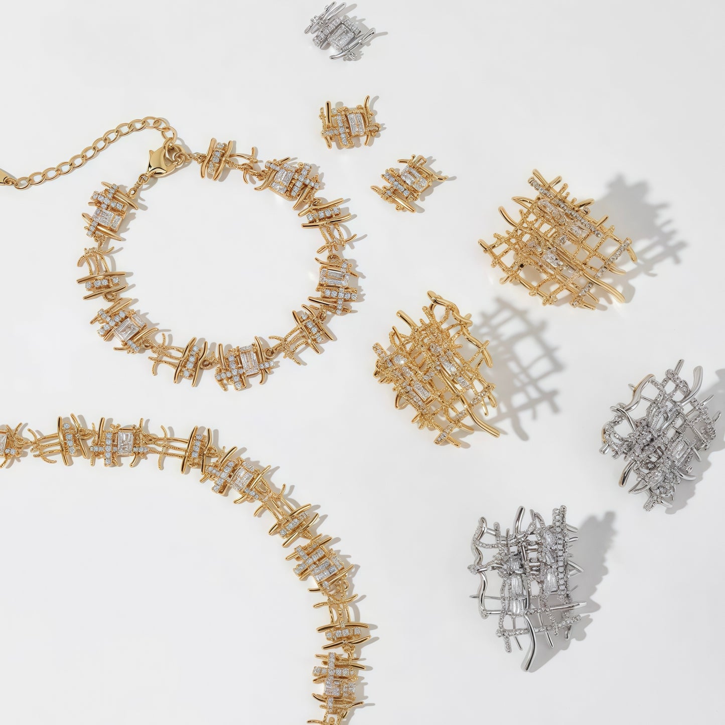 Galactic Lattice Bracelet