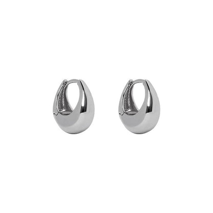 Sculpted Shine Chunky Hoops